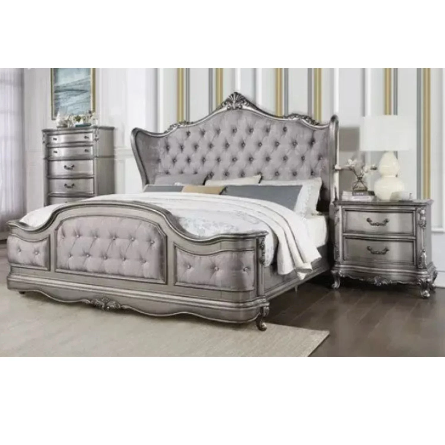 Coastal Creatives Collection Antique Versailles Nightstand