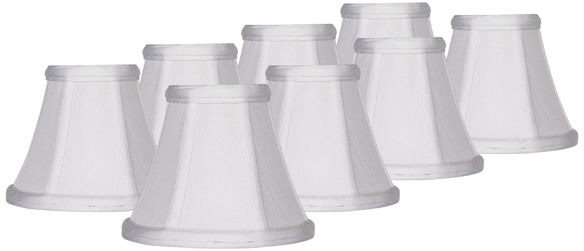 Imperial Shade Set of 8 Empire Chandelier Lamp Shades White Small 3