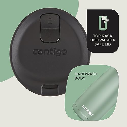 Contigo AUTOSEAL West Loop Vacuum-Insulated Stainless Steel Travel Mug with Easy-Clean Lid 20 oz Sake