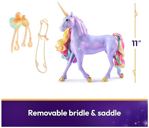 Unicorn Academy, Ava Doll & Color-Change Leaf Stall Playset with 15 Accessories, Dolls & Unicorn Toys for Girls Ages 4 and up