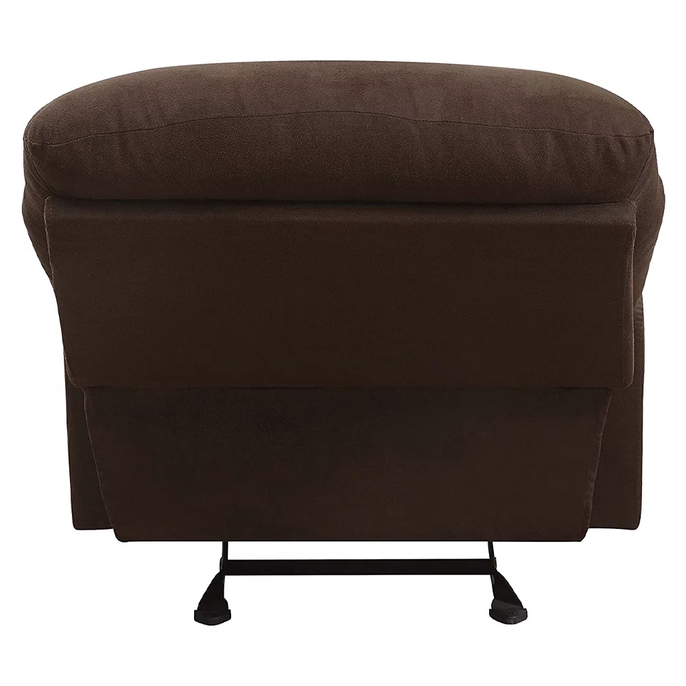 Acme Furniture Arcadia Recliner in Chocolate Microfiber