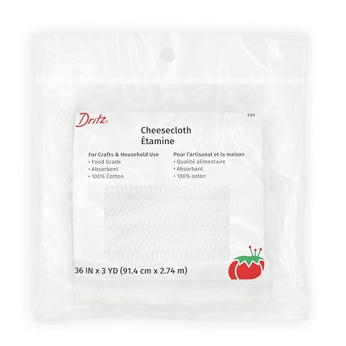 Dritz 600 Cheesecloth, Food Grade #10, 36-Inch x 80-Yards , White
