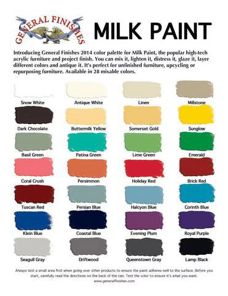 Antique White, General Finishes Milk Paint, Quart