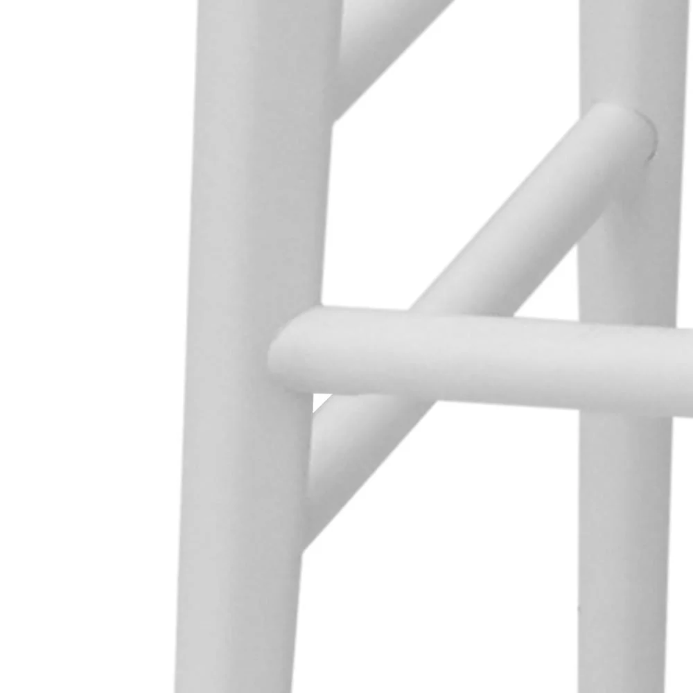 Steve Silver Hilton White Solid Acacia Wood Counter Stool