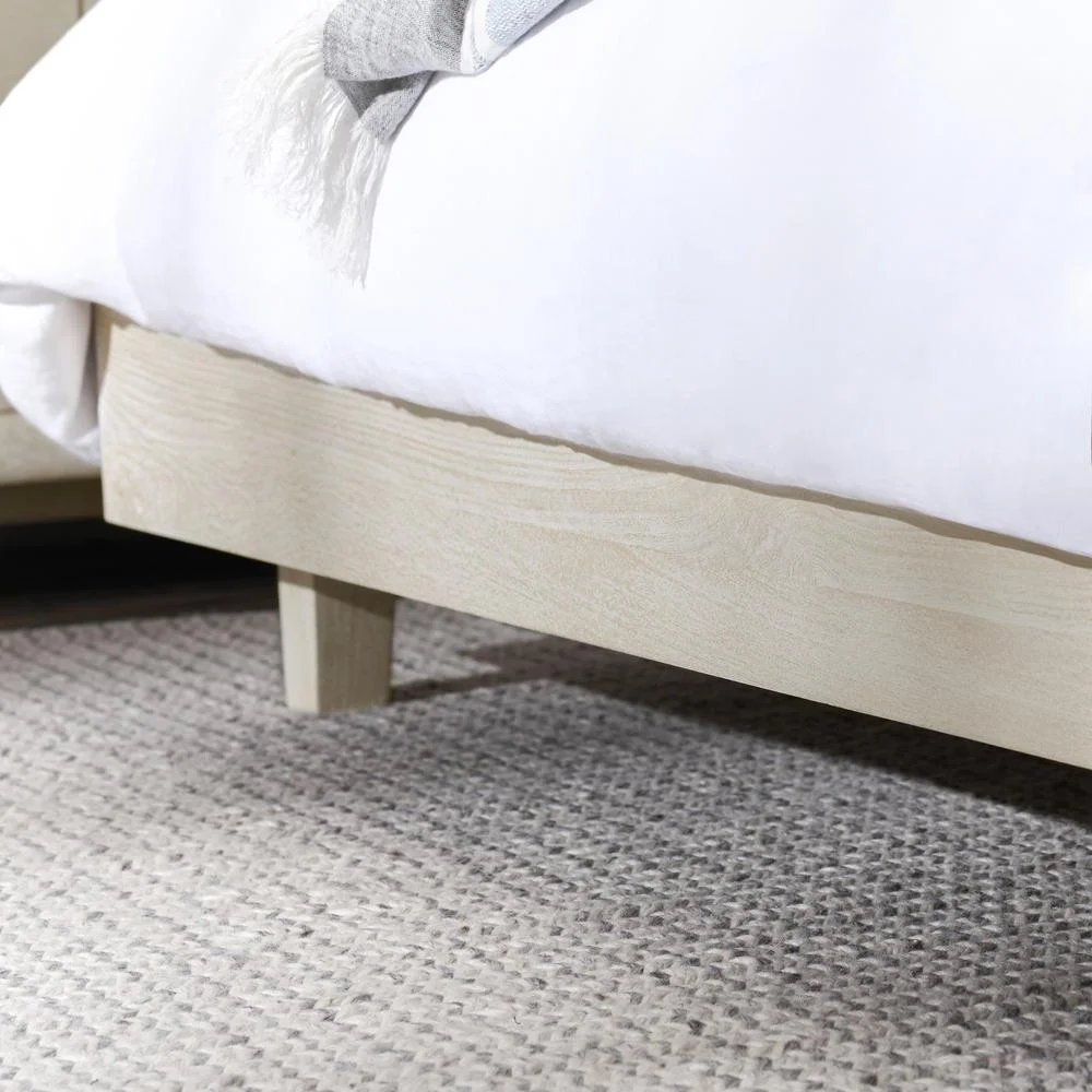 Classic Home Reece Mango Wood Queen Bed in White