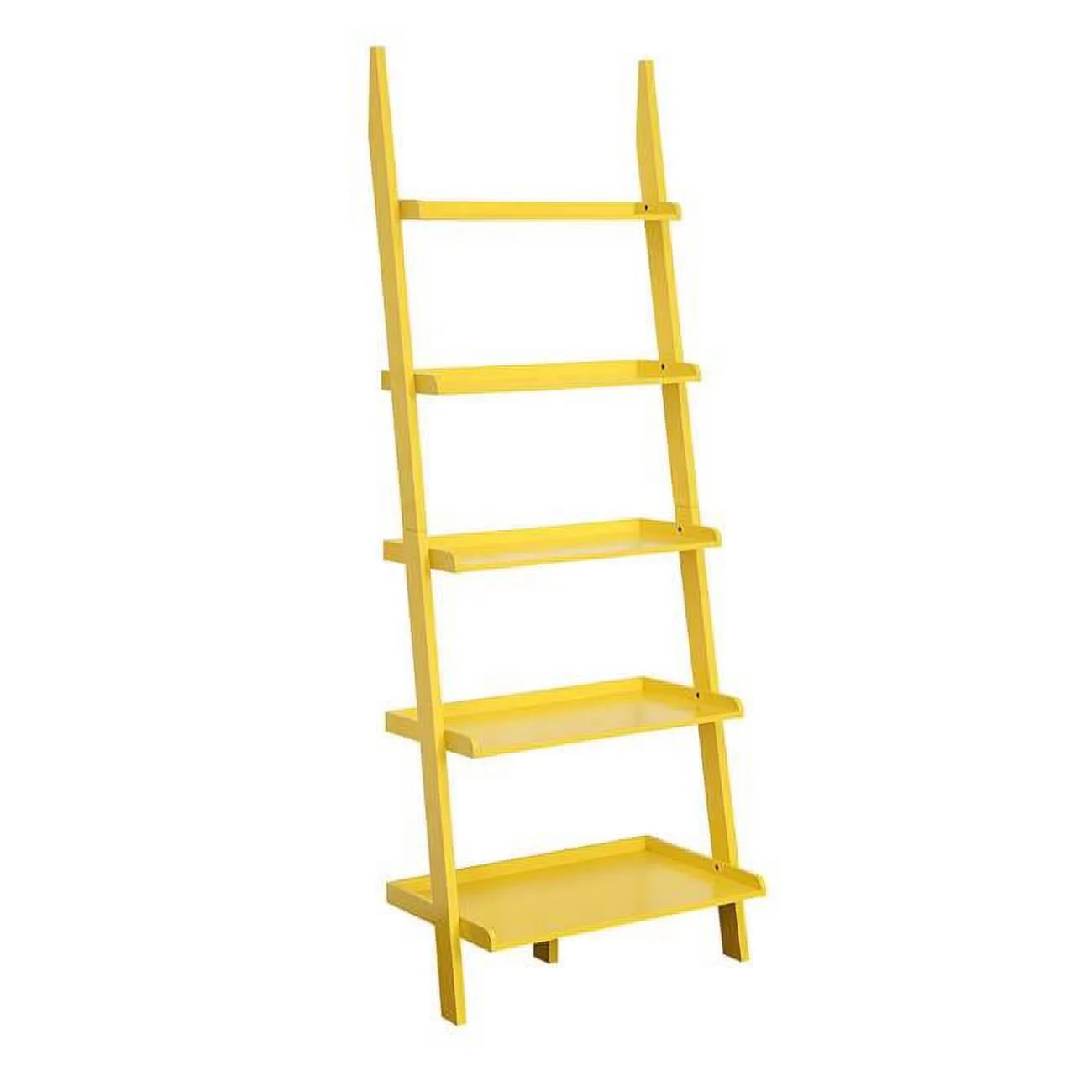 25 x 15.75 x 72 in. American Heritage Bookshelf Ladder, Yellow