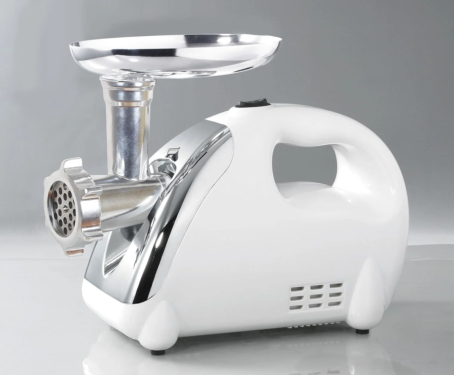 Switzerland Heavy Duty Meat Grinder 1200 Watts Locking Power Stainless Steel # 8 Grinding Head, 5Mm And 8Mm Cutting Plates, Sage Maker And Reverse Function, 110 Volt For