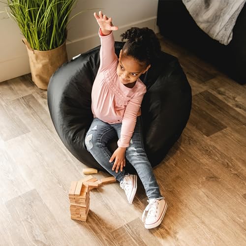 Big Joe Classic Bean Bag Chair, Sapphire Smartmax, Durable Polyester Nylon Blend, 2 feet Round