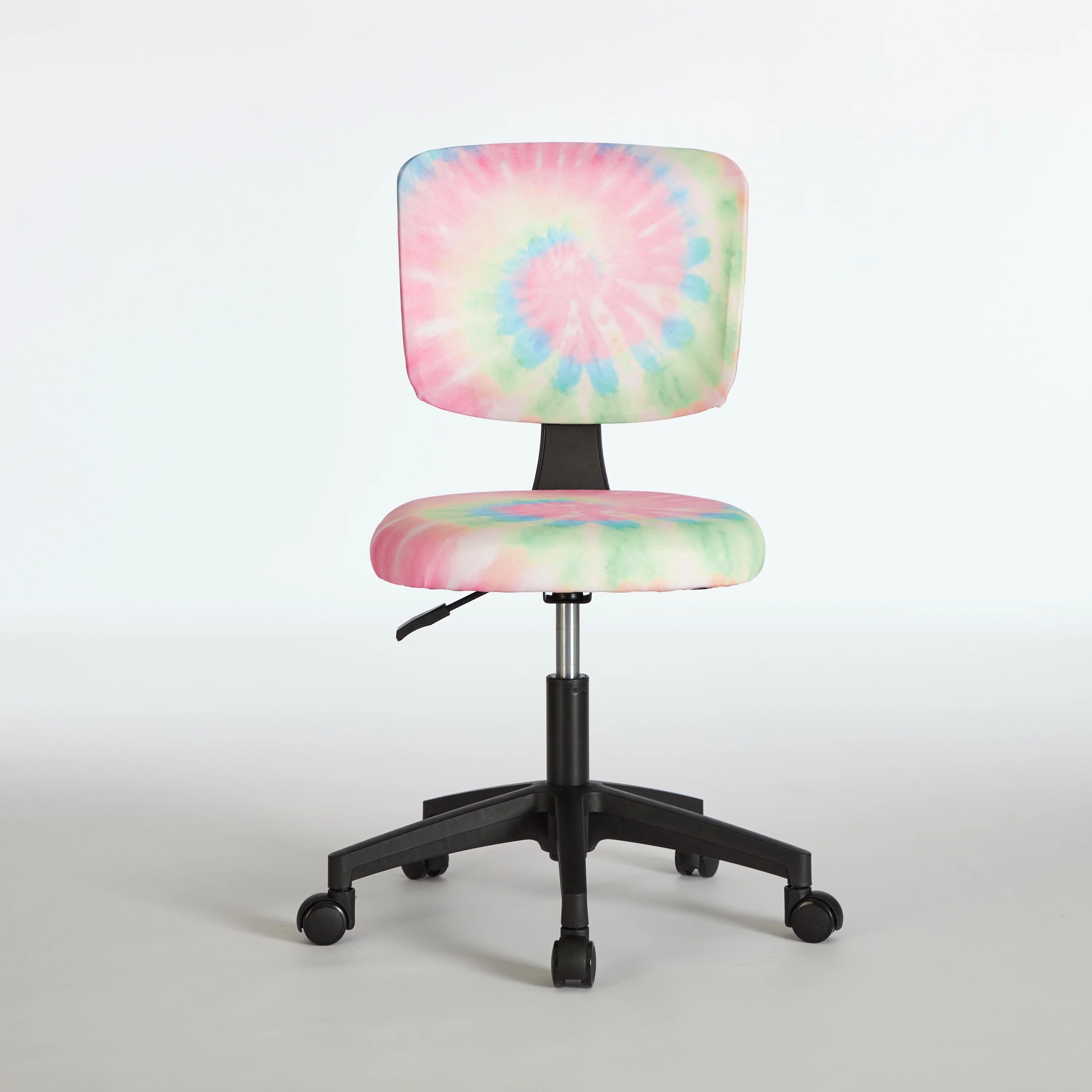 Justice Swivel Mesh Task Office Chair, Rainbow Tie Dye Pink