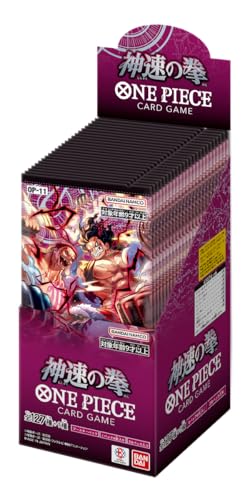 BANDAI ONE Piece Card Game, Fist of God Speed (OP-11) Booster Box - 24 Packs