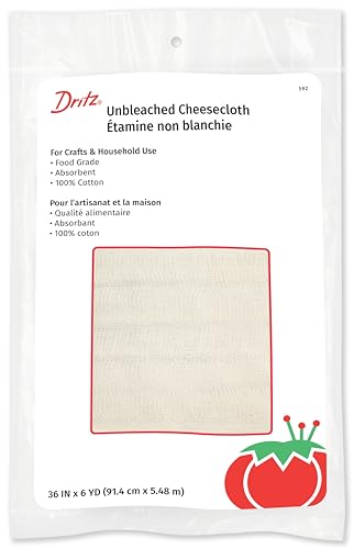 Dritz 600 Cheesecloth, Food Grade #10, 36-Inch x 80-Yards , White