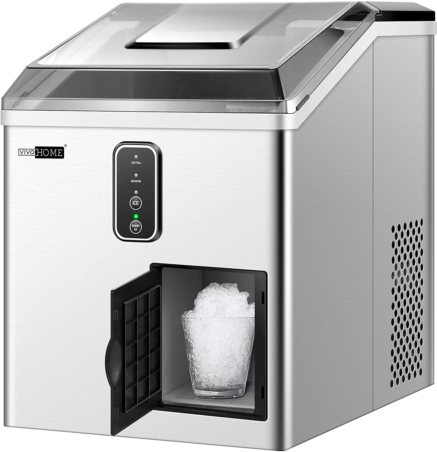 VIVOHOME 2 in 1 Countertop Ice Maker & Ice Shaver Machine, 33lbs/Day