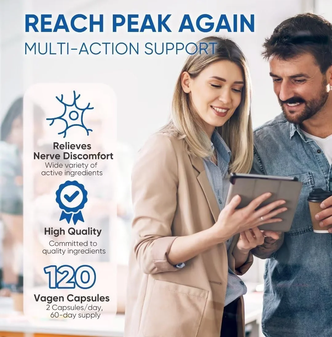 Zenlifer 120 Capsules Nerve Savior with 600 mg Alpha Lipoic Acid-Benfotiamine Supplement