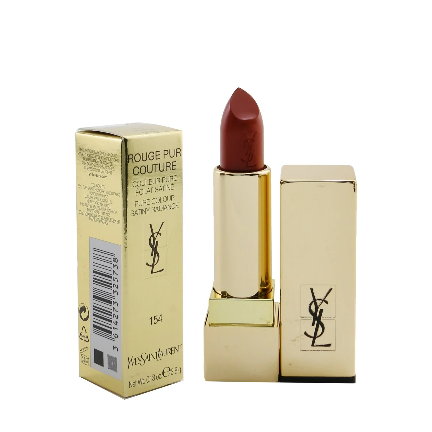 Yves Saint Laurent Rouge Pur Couture - #89 Prune Power (Box Slightly Damaged)  3.8g/0.13oz