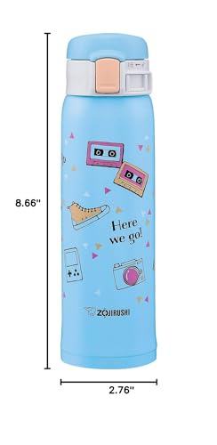 Zojirushi SM-SA60BA Stainless Steel Vacuum Insulated Mug, 1 Count (Pack of 1), Black, 20 oz.