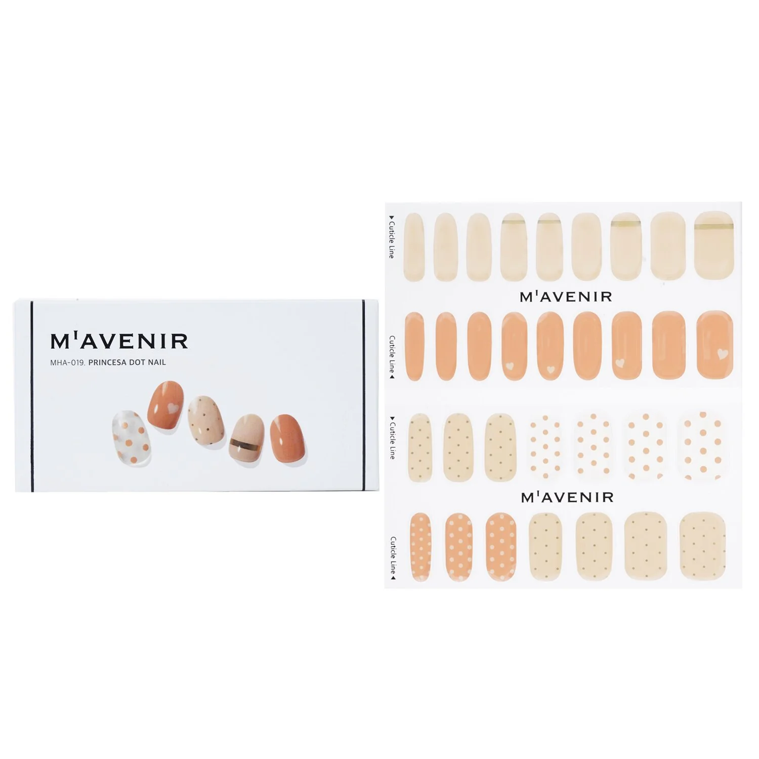 Mavenir Nail Sticker (Assorted Colour) - # Lollipops Nail  32pcs