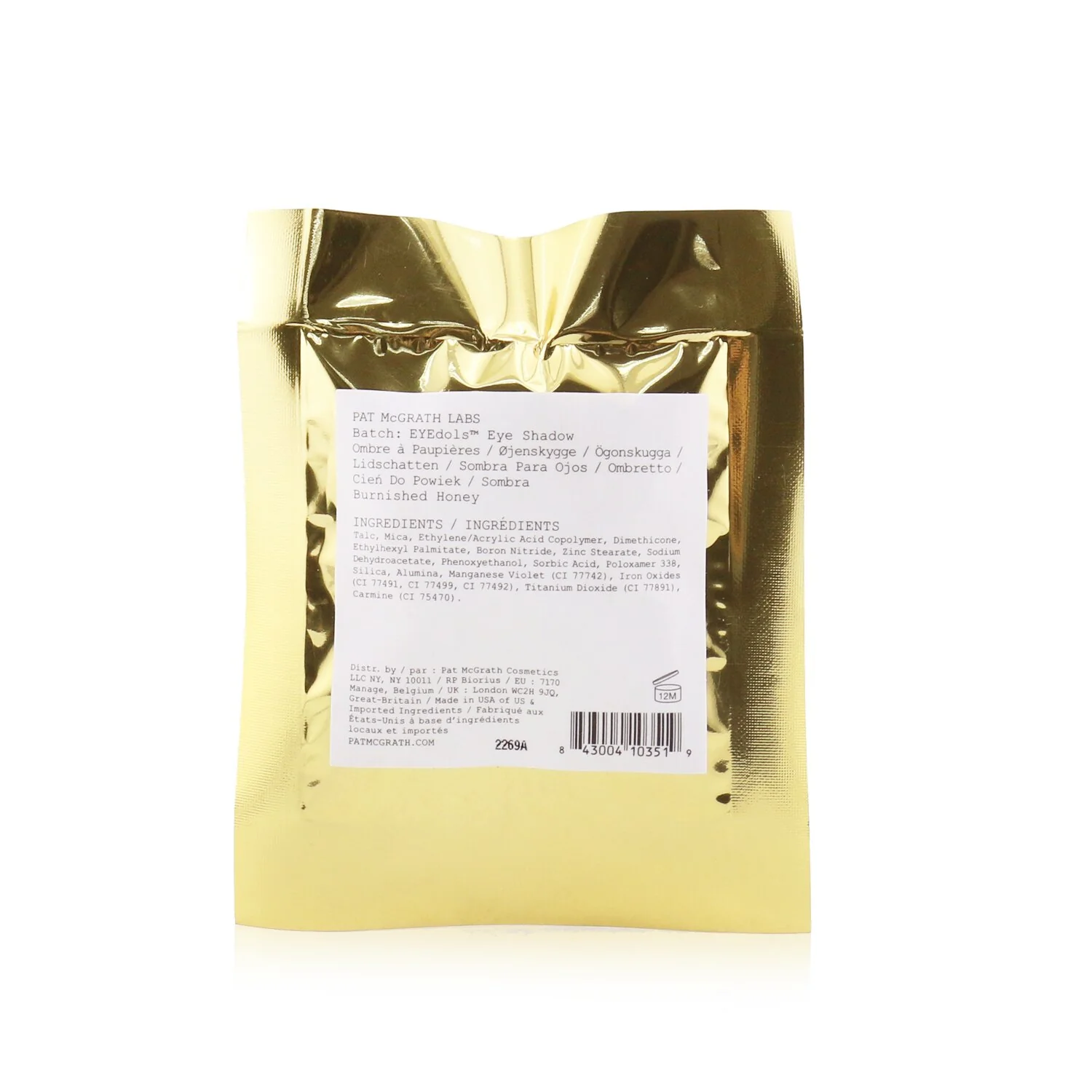 Pat McGrath Labs Eyedols Eye Shadow - # Deep Velvet (Deep Plum Brown Suede)  1.1g/0.04oz