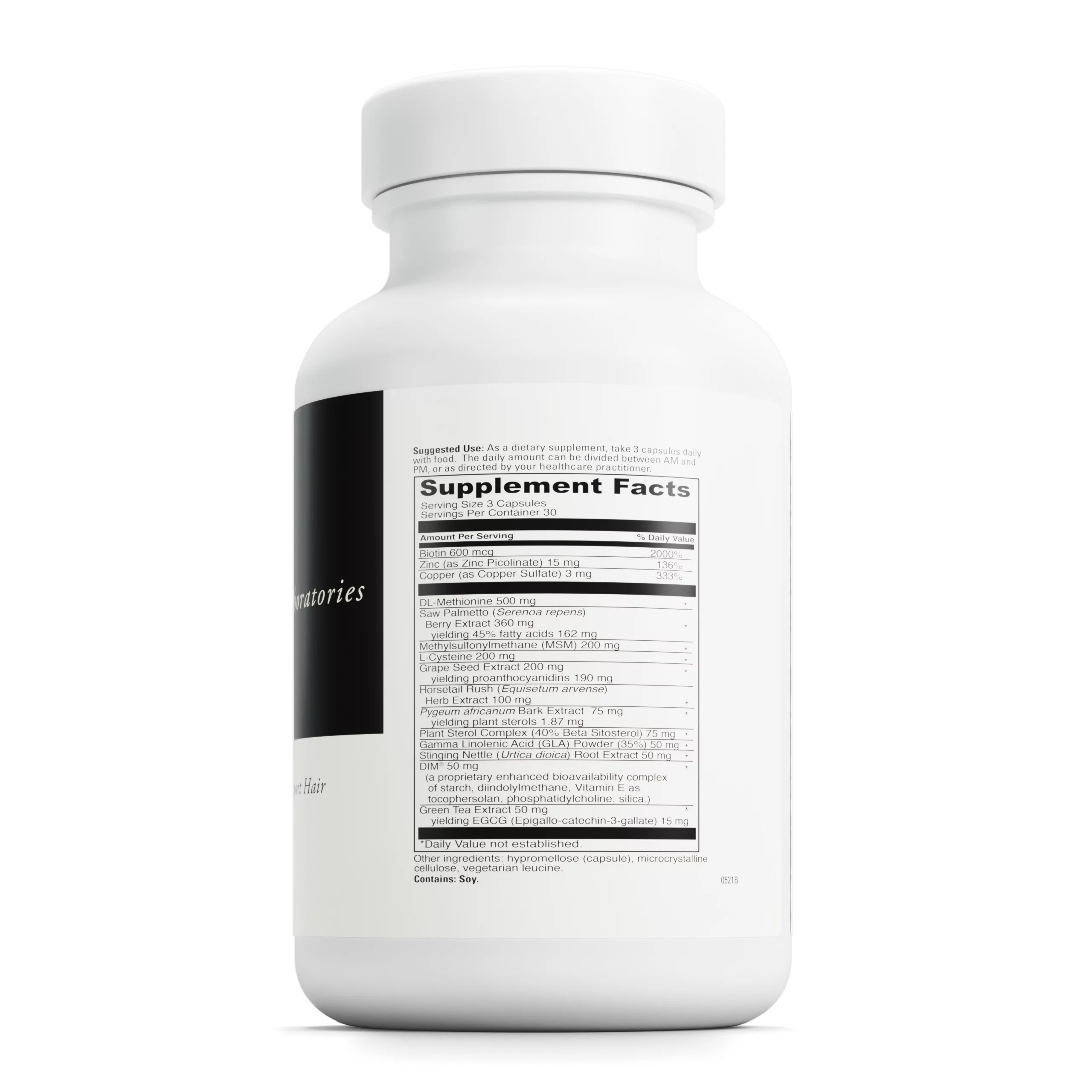 DaVinci Labs Hair Effects - Support Healthy Hair & Skin* - With Biotin & Zinc - 90 Vegetarian Capsules