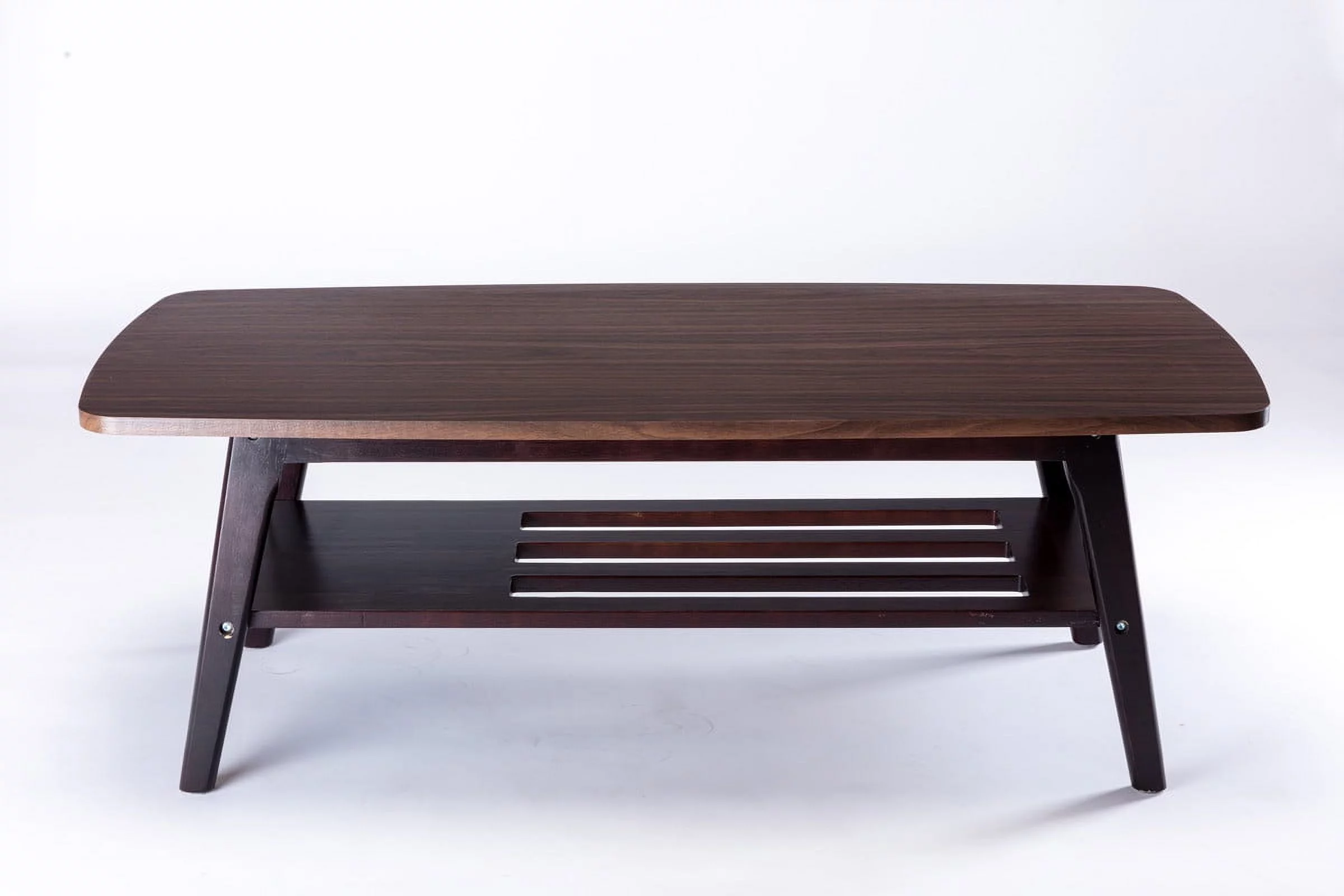 Bahamas Espresso Mid-Century Modern Dark Engineered Wood Coffee Table