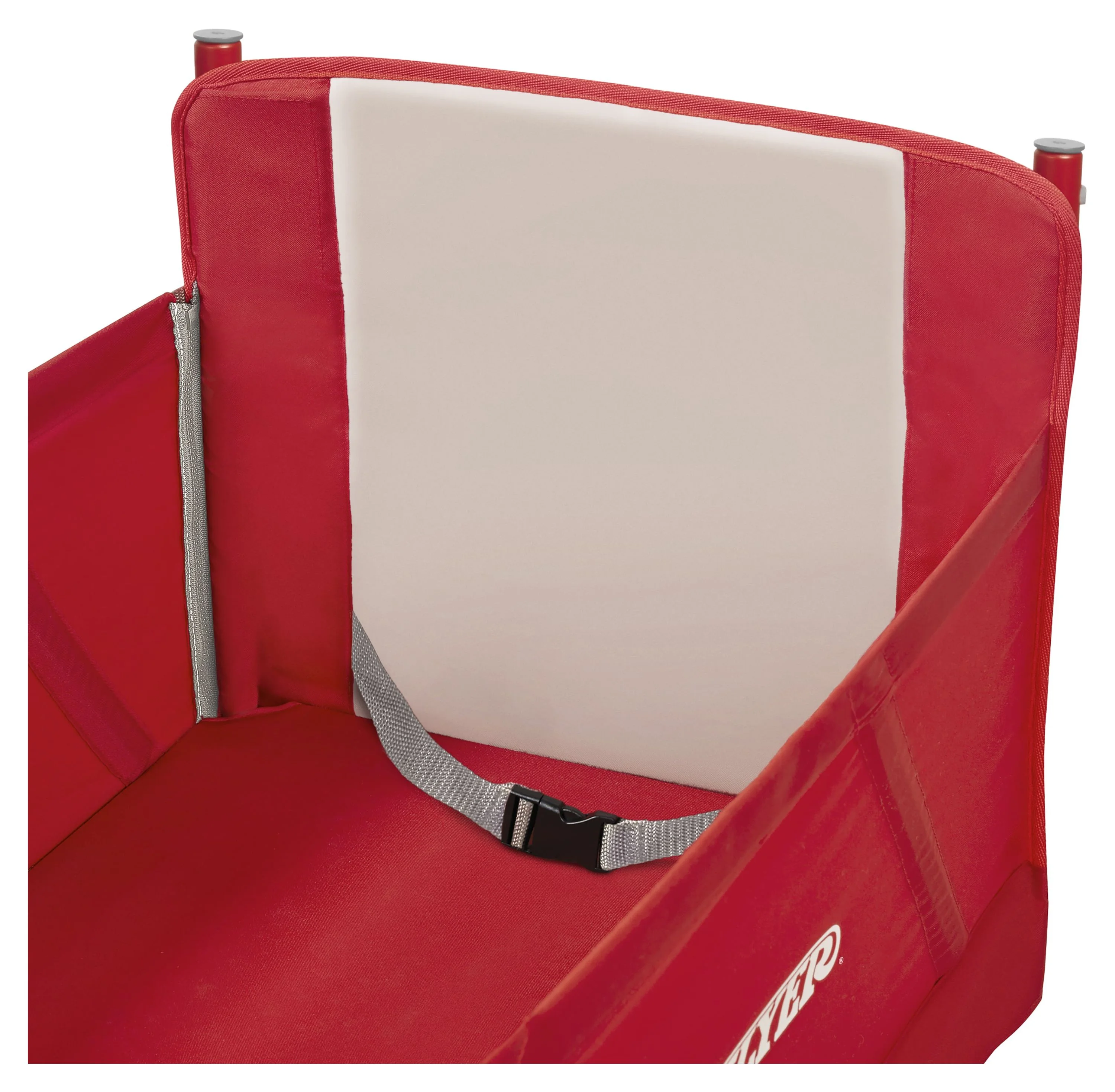 Radio Flyer, 3-in-1 off-Road EZ Folding Kids Wagon with Canopy, Puncture Proof Tires, Red