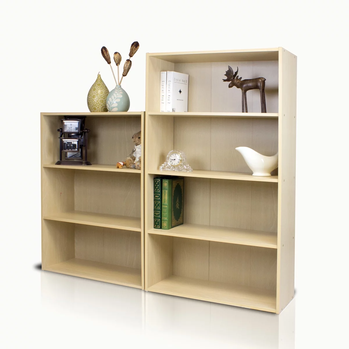 Furinno Pasir 3-Tier Open Shelf, Maple