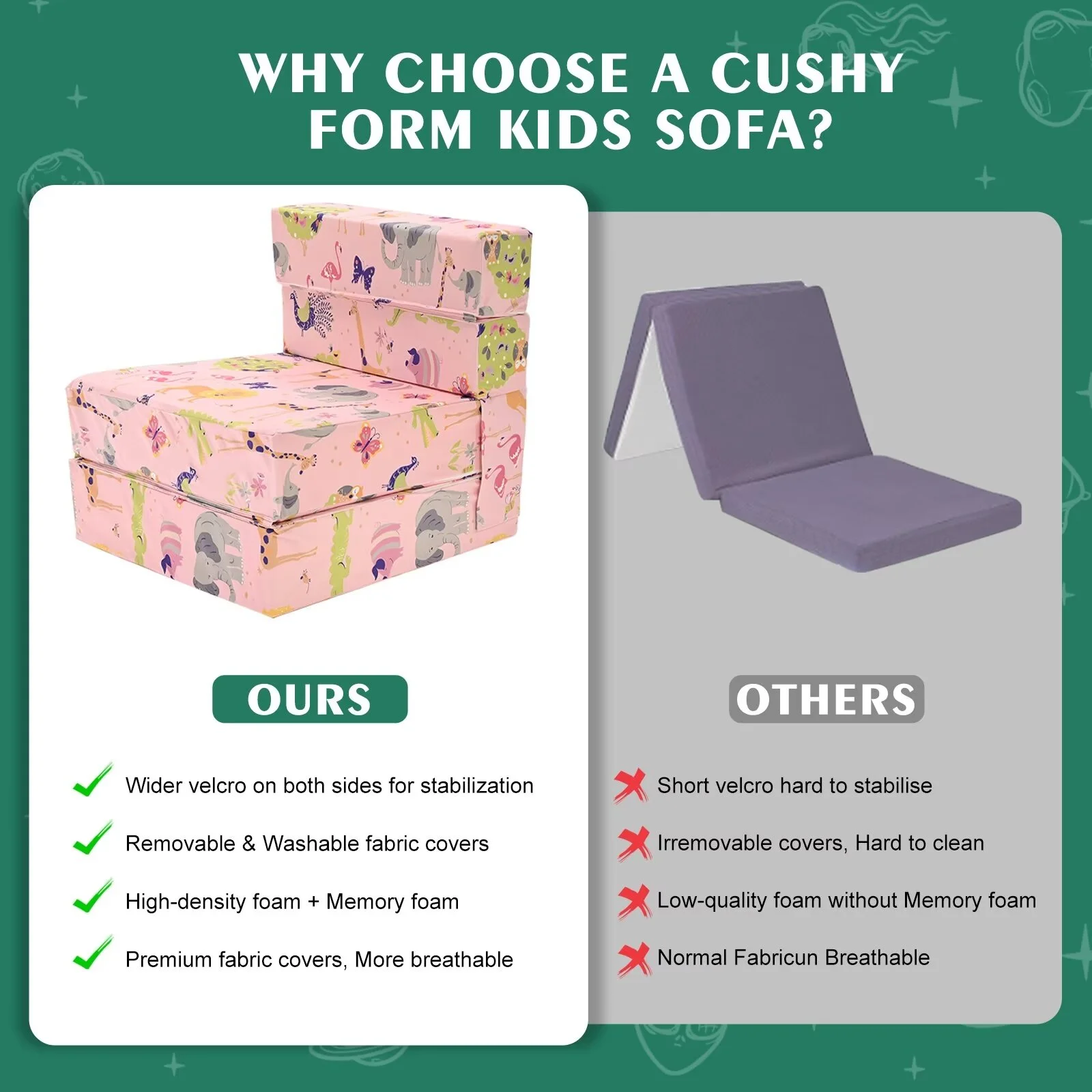 MOPHOTO Furniture Kids Fold Out Couch 2-in-1 Children Convertible Sofa to Lounger with Soft Plush Fabric, Toddler Couch Chair (Pink)