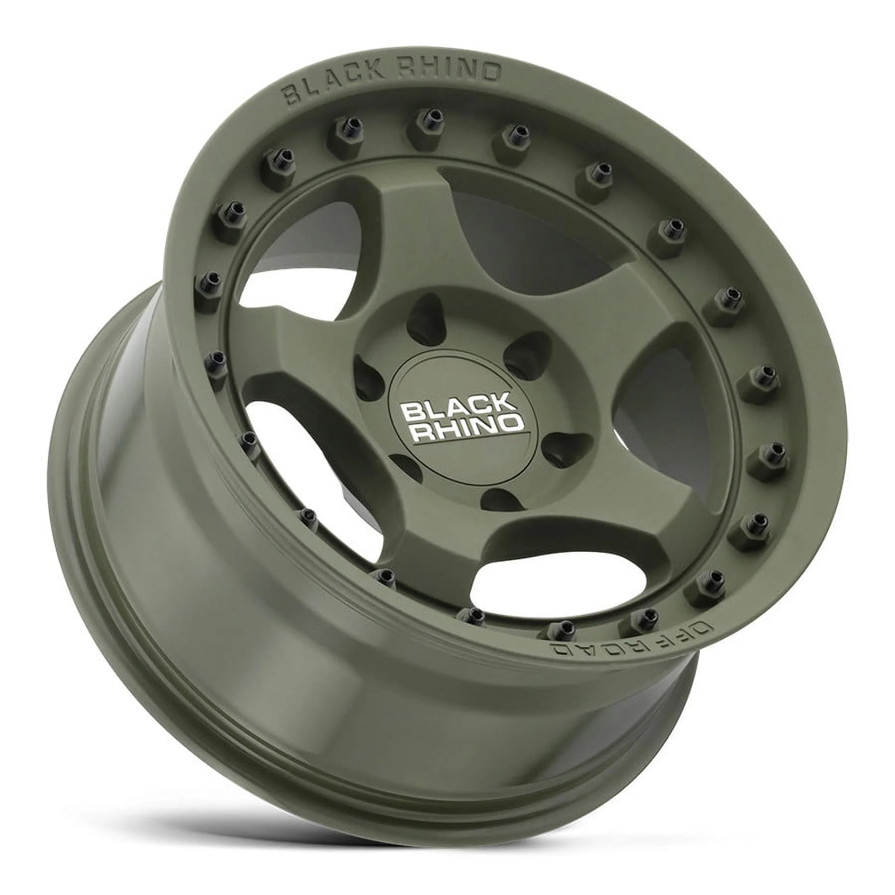 Black Rhino Cast Aluminum Rim BRBTM 17X8.5 6X5.5 OD-GRN -10MM, 1785BTM-06140N12