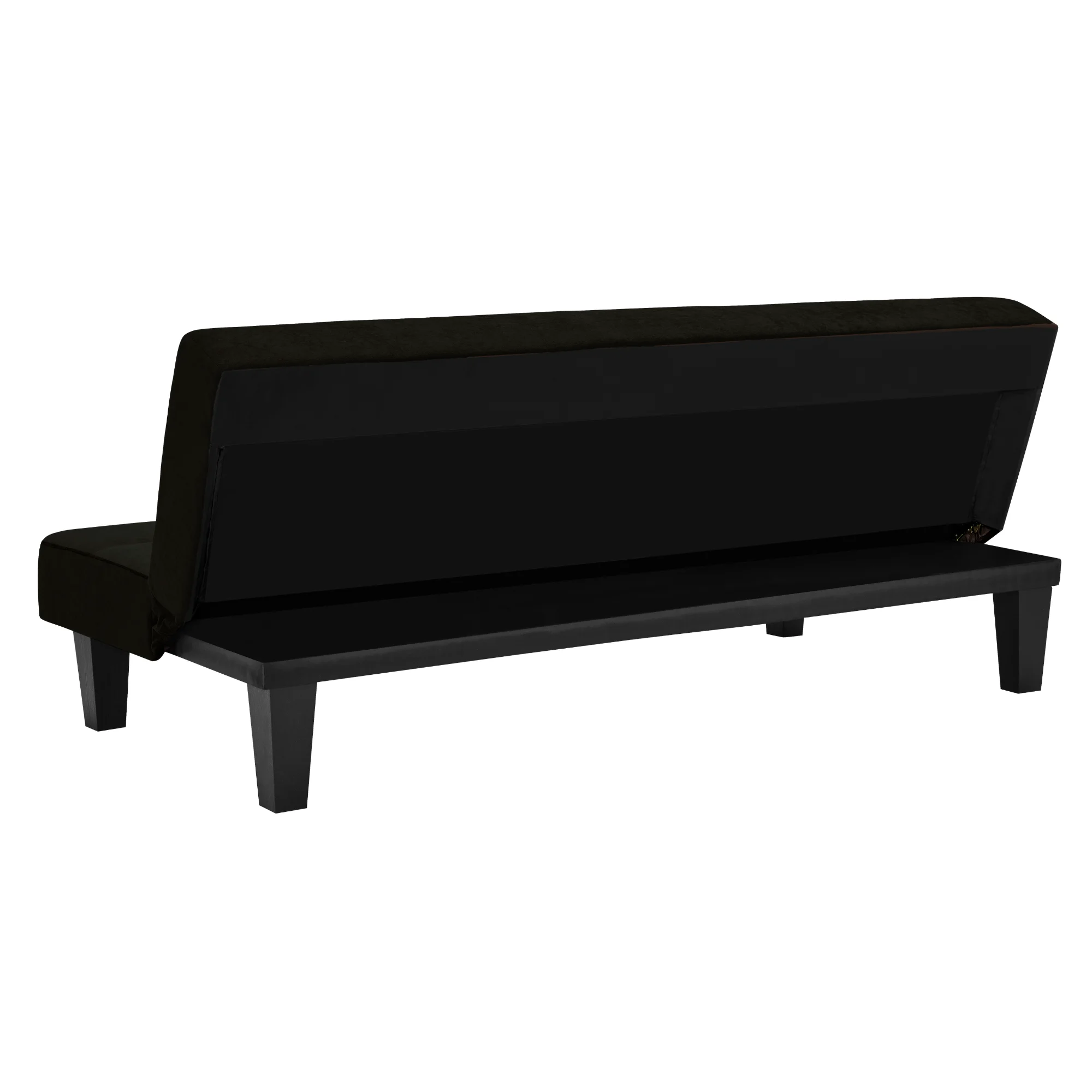 DHP Kebo Futon with Microfiber Cover, Black
