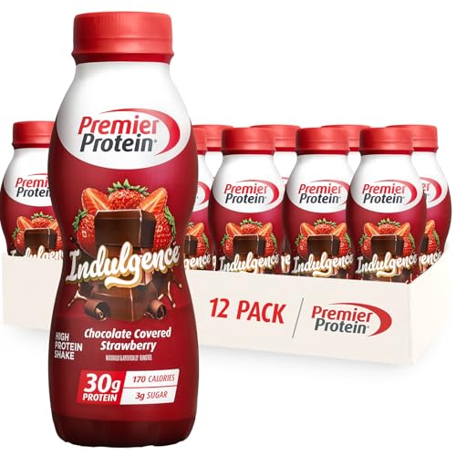 Premier Protein Indulgence Protein Shake, 30g Protein, 3g Sugar, Salted Caramel Truffle, 11.5 fl oz, Pack of 12