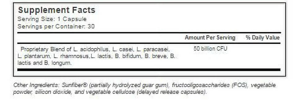 Probium Probiotic Ten Strain 50 Billion, 60 Ct