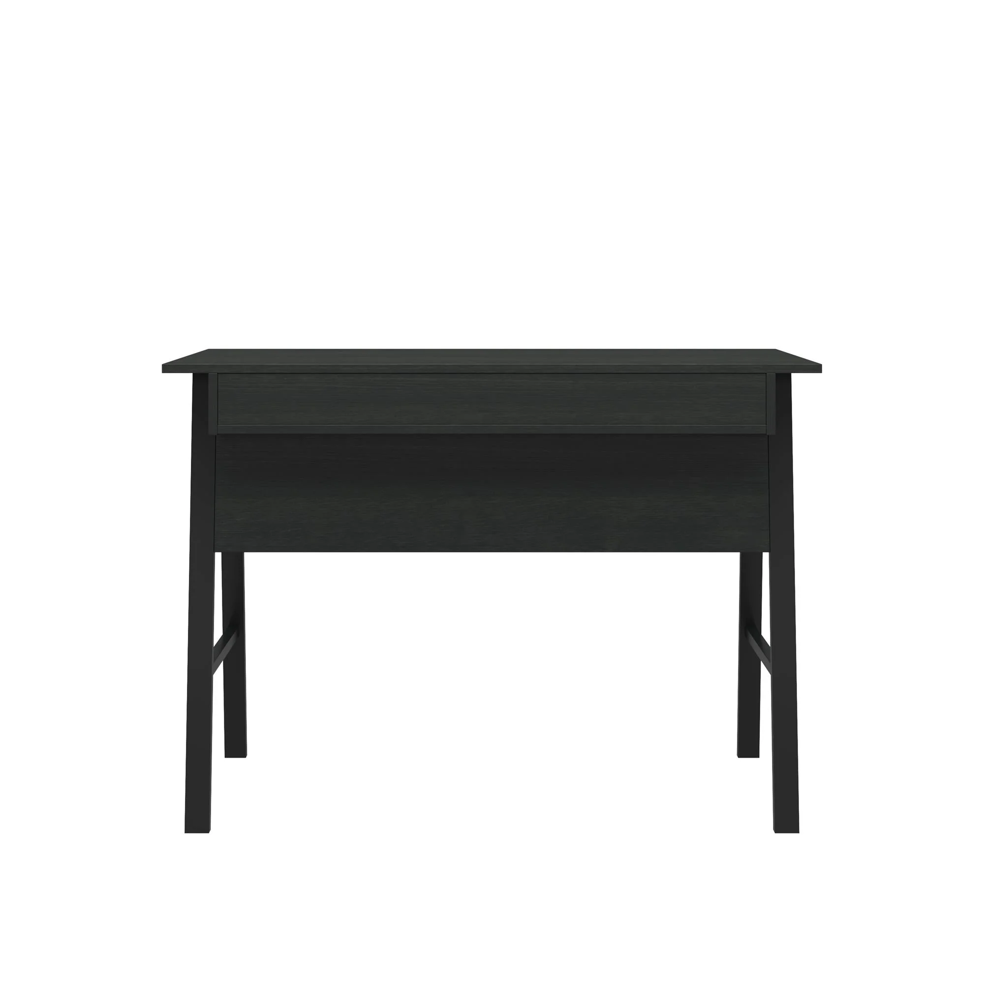 Ameriwood Home Oviedo Computer Desk with Drawer, Black Oak