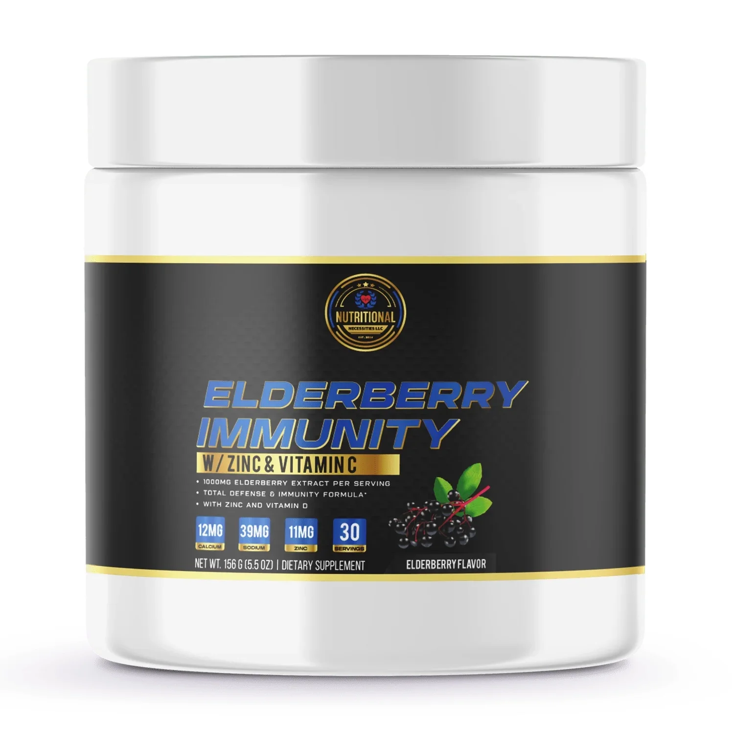 Nutritional Necessities LLC-Elderberry Immunity W/ Zinc  Vitamin C