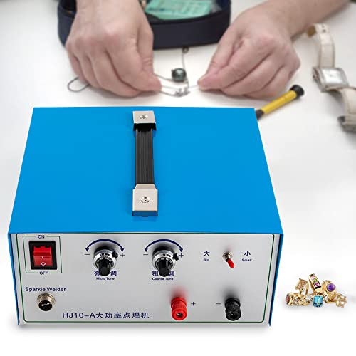 Permanent Jewelry Welder Kit, Professional Pulse Spot Solder, Spot Welding Machine for jewelry and rapid welding of Gold, K-gold, Silver, and Iron, Welding Point Diameter Range 0.01-0.05inch