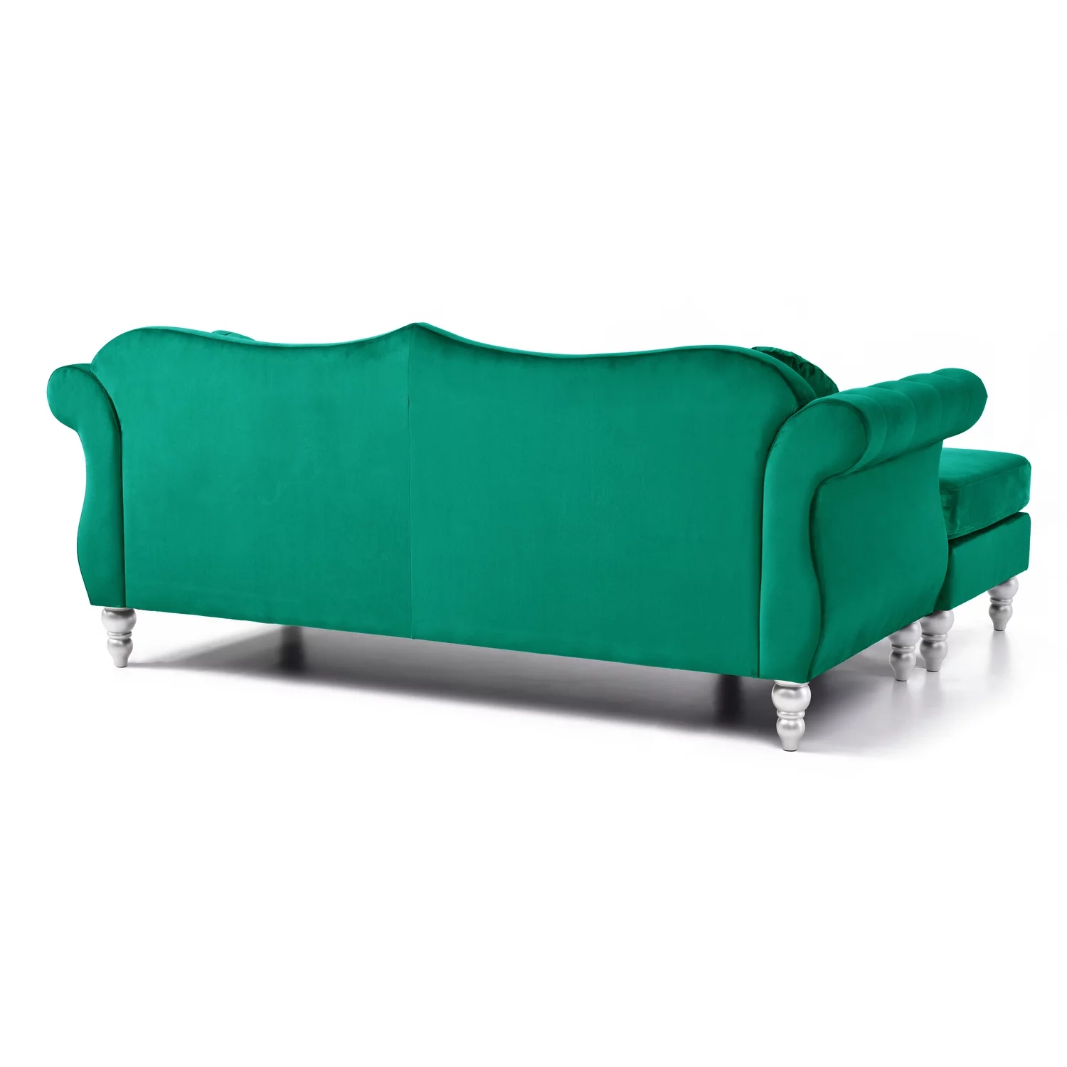 Homestock City Sleek G0662B-SC Sofa Chaise , Green