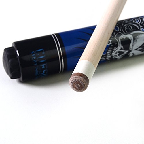 CUESOUL 58 inch 19/20/21 oz 1/2 Maple Pool Cue Stick Kit-Rockin Series
