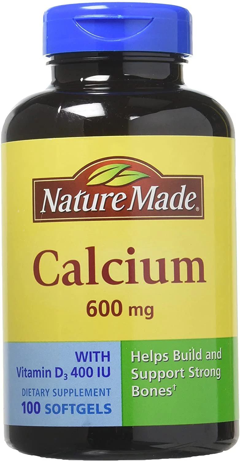 Nature Made Calcium 600 mg With Vitamin D Liquid Softgels 100 Each - (Pack of 4)