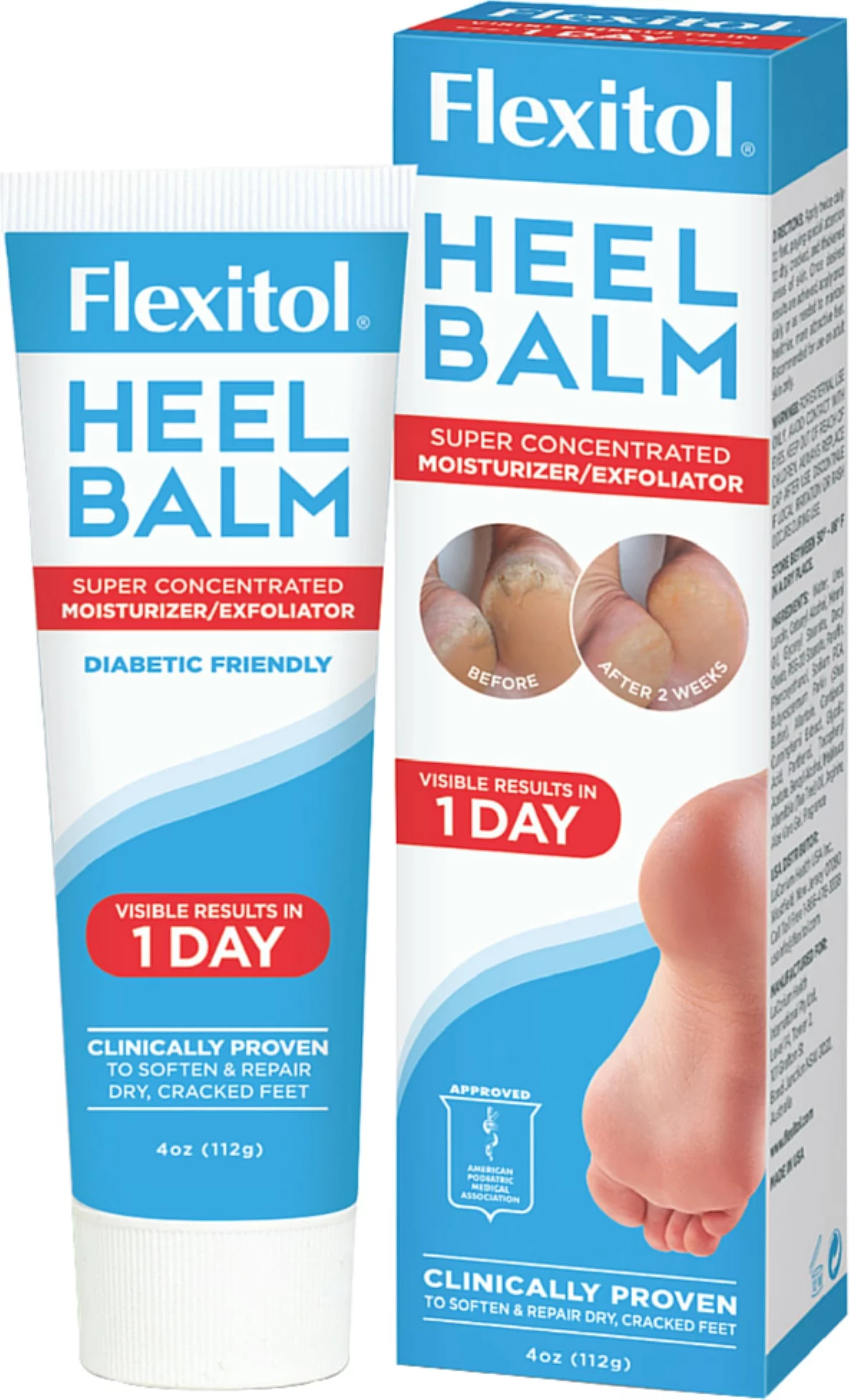 Flexitol Heel Balm 4 oz (Pack of 2)