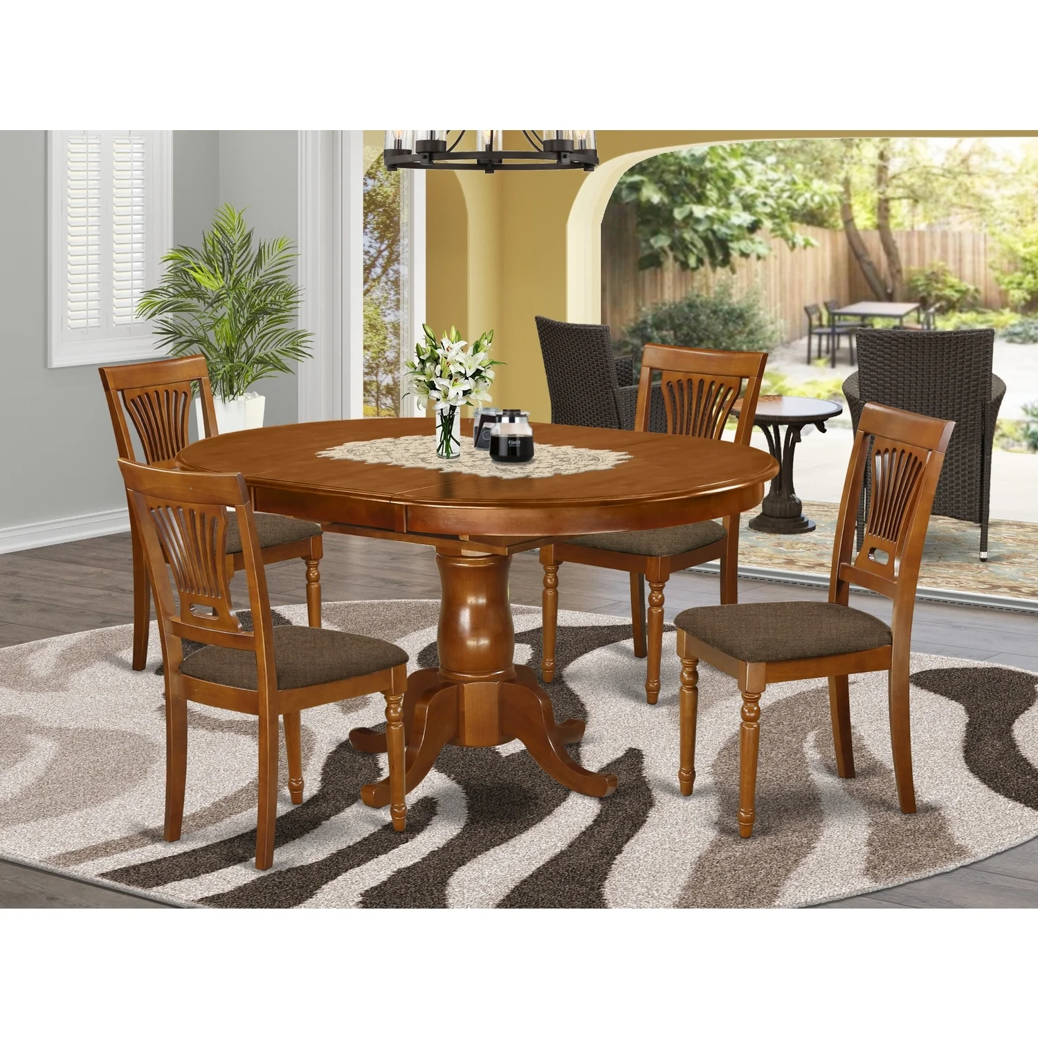 HomeStock Bohemian Bliss Dining Table Set Having 18