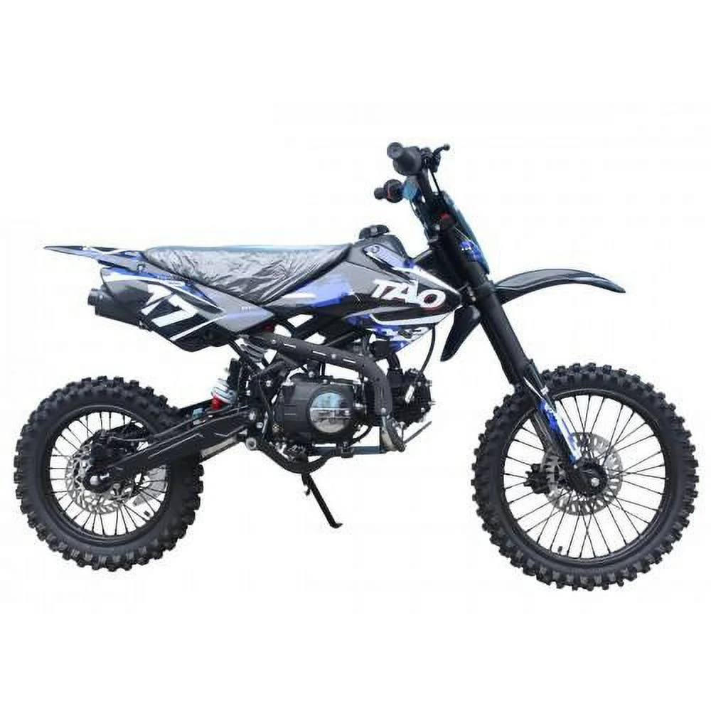 TAO MOTOR 125cc DB-17 KIDS DIRT BIKE automatic engine Kick Start 17inch front wheels 14 inch rear wheels，Blue