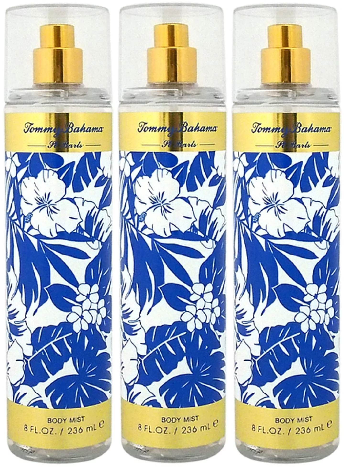 Tommy Bahama Set Sail St. Barts Body Mist 8.0 oz for Women (PACK OF 3)