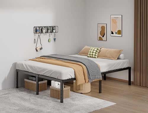 Metal Bed Frame Full Size - 14 Inch Heavy-Duty Full Platform Bed Frame No Box Spring Needed, Easy Assembly, Noise-Free, Sturdy Mattress Foundation, Underbed Storage Space