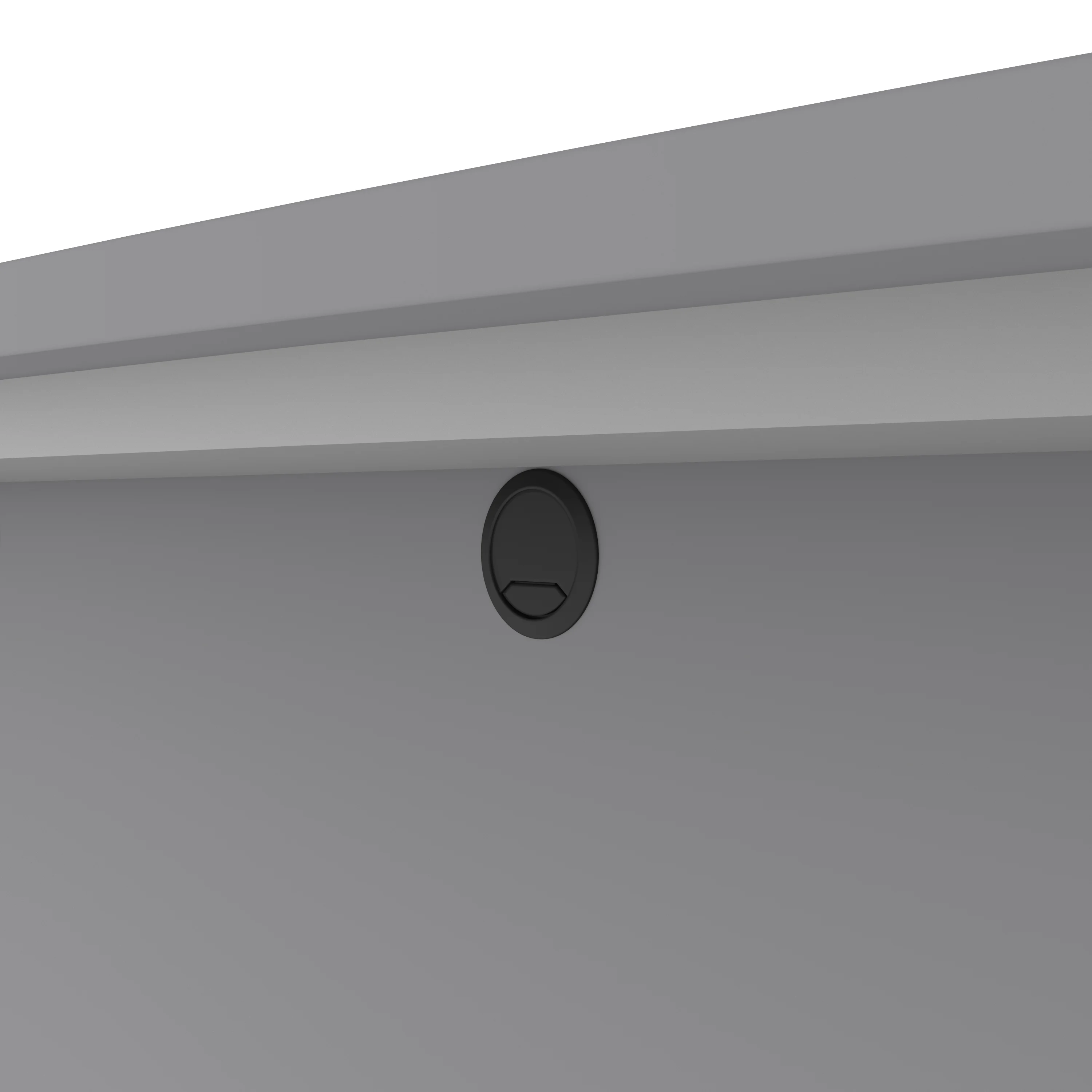 Bestar Connexion 72W Desk Shell in slate & sandstone