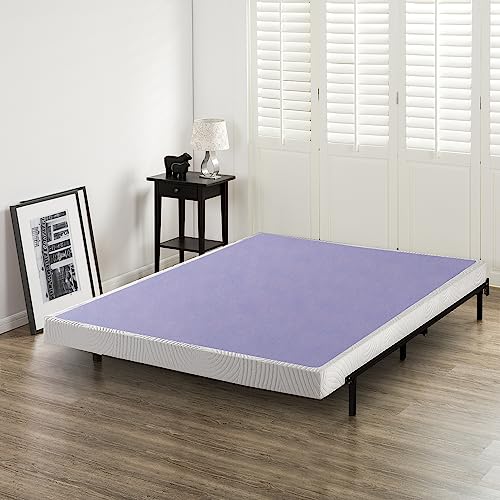 ZINUS Edgar 4 Inch Wood Box Spring, Mattress Foundation, Sturdy Wood Structure, Low Profile, Easy Assembly, King