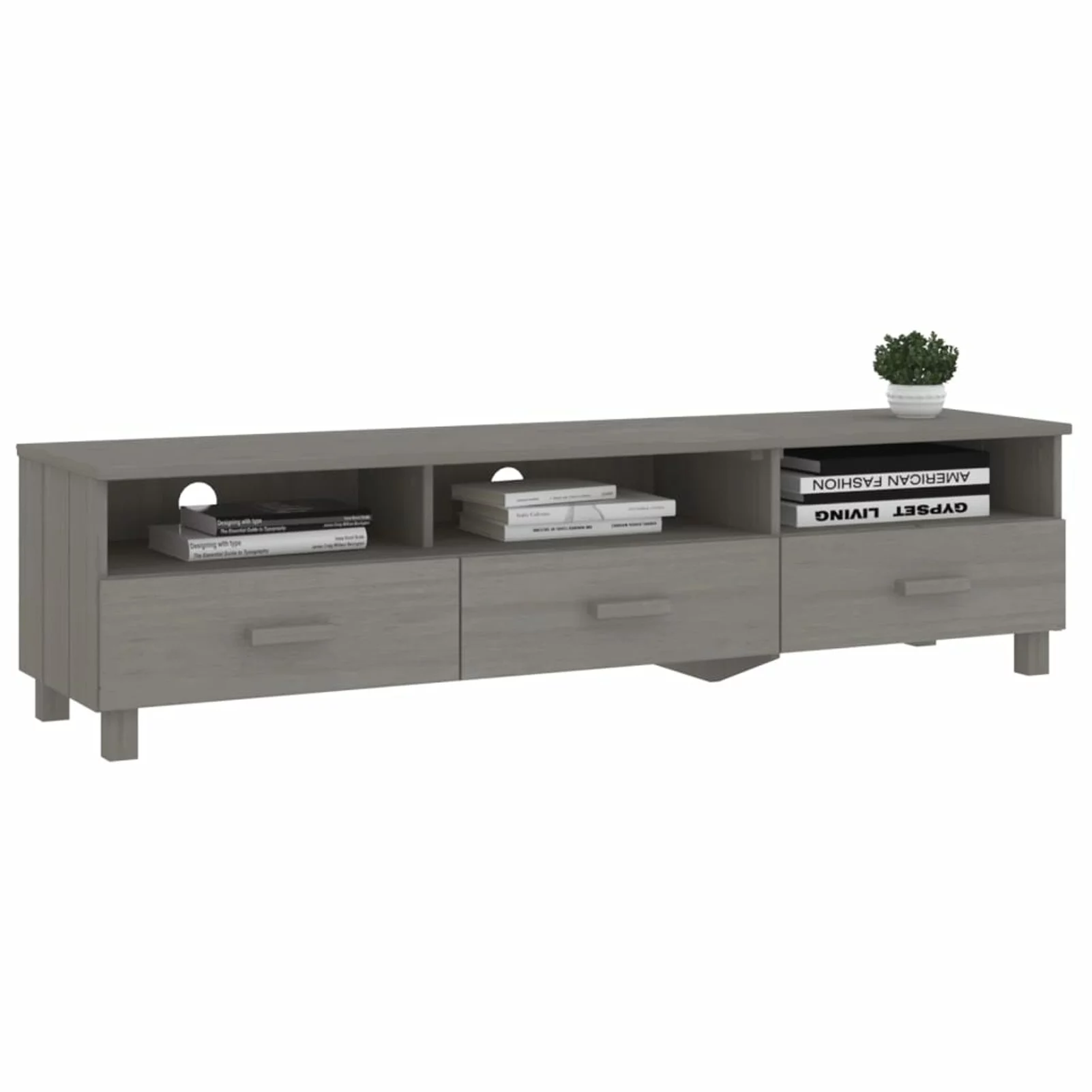 moobody TV Stand HAMAR Gray 62.2