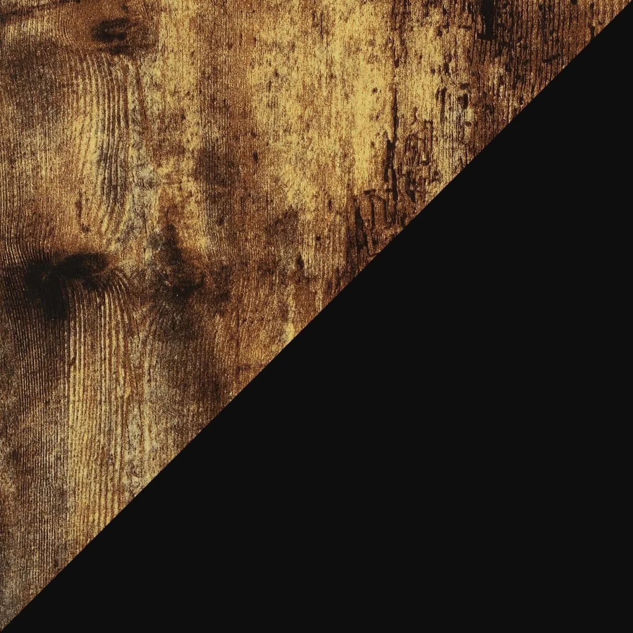 Convenience Concepts Graystone End Table with Shelf, Barnwood/Black Frame