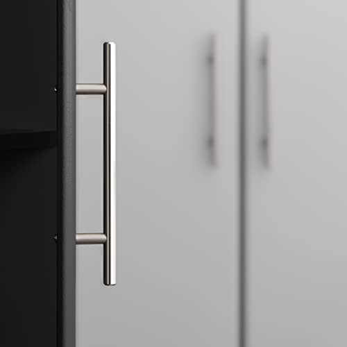 Prepac Elite 16 inch Stackable Wall Cabinet, Black