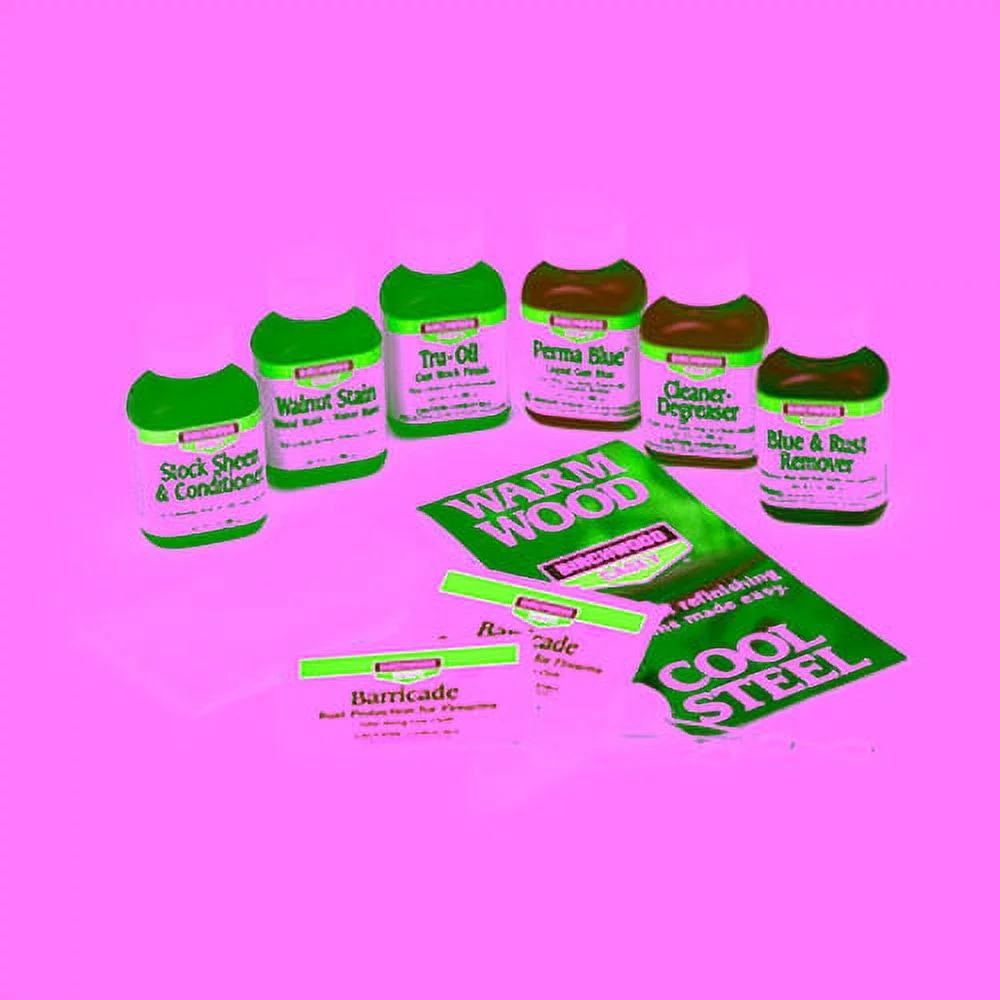 Birchwood Casey Deluxe Perma Blue & Tru-Oil Complete Finishing Kit Multi