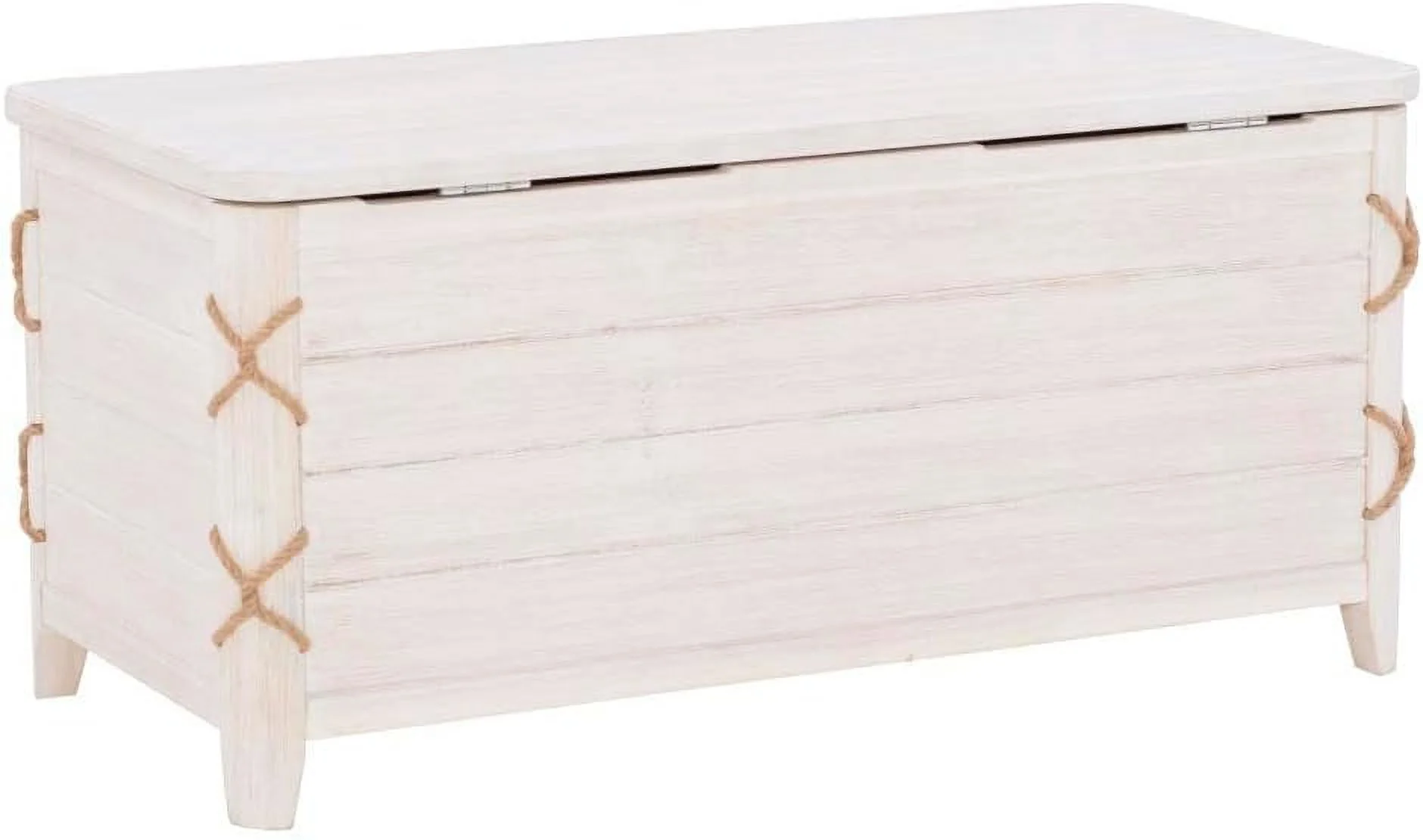 Brosnan Rope Cedar Chest With White Finish D1341A20W