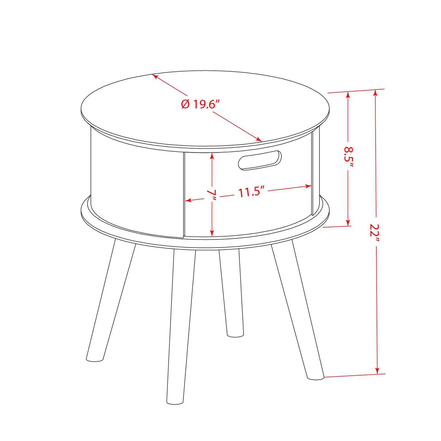 East West Furniture Nolan 3-Piece Wood Queen Bedroom Set in White