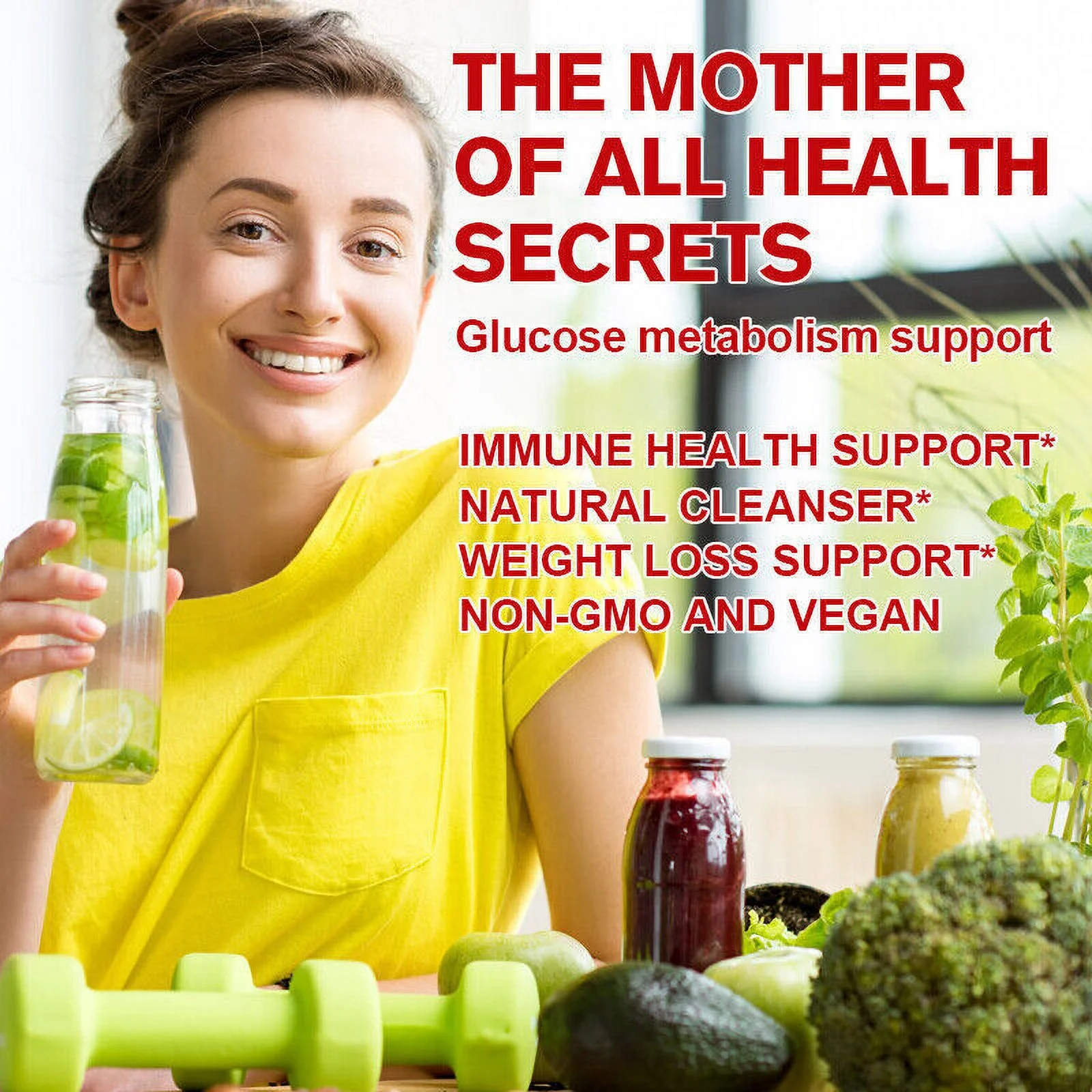 Green People Apple Cider Vinegar Plus Capsules 1500mg with Mother Weight Loss Fat Burner 60 Capsules